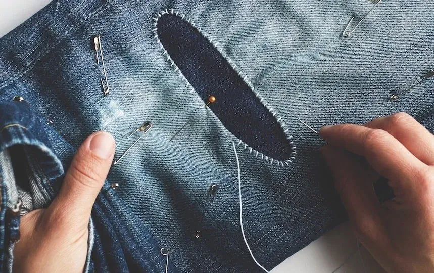 How to Patch Clothes by Hand Pip Magazine Sustainability and Permaculture